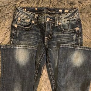 MissMe jeans. Sz 27. Boot cut